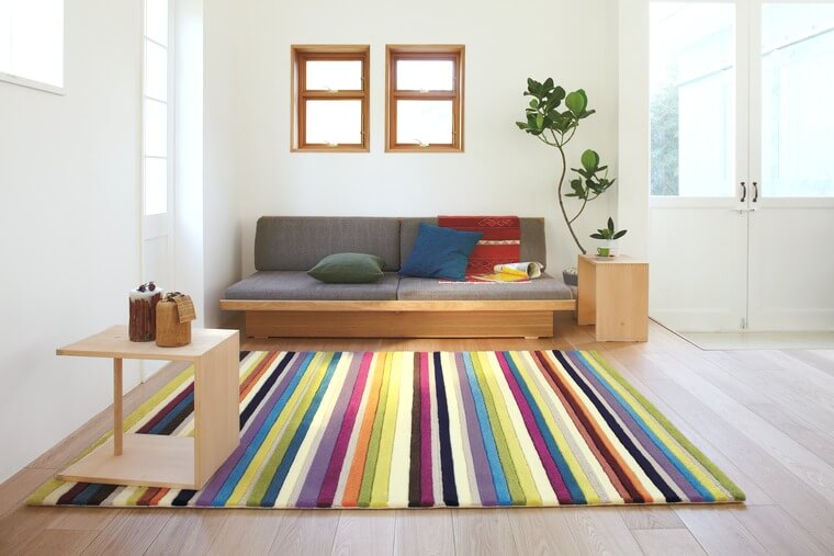 カラフルラグマット「VIVI/ビビ」140×200cm ストライプ｜通販専門店