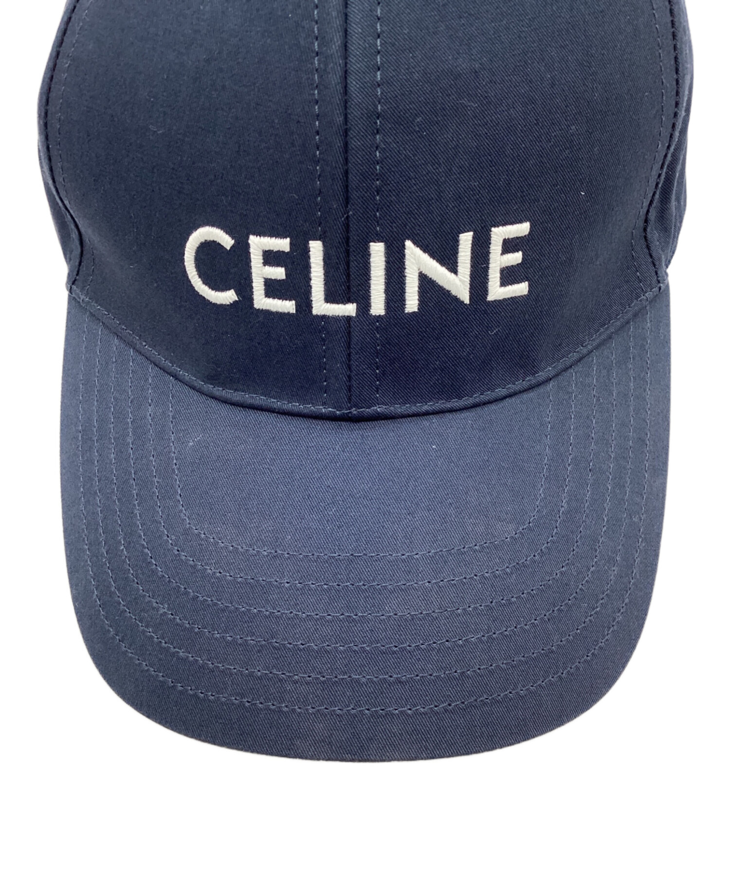 中古・古着通販】CELINE (セリーヌ) ロゴベースボールキャップ