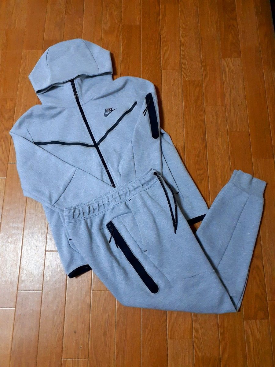 NIKE テックフリース セットアップ 上下 グレー M/S 国内正規品｜Yahoo