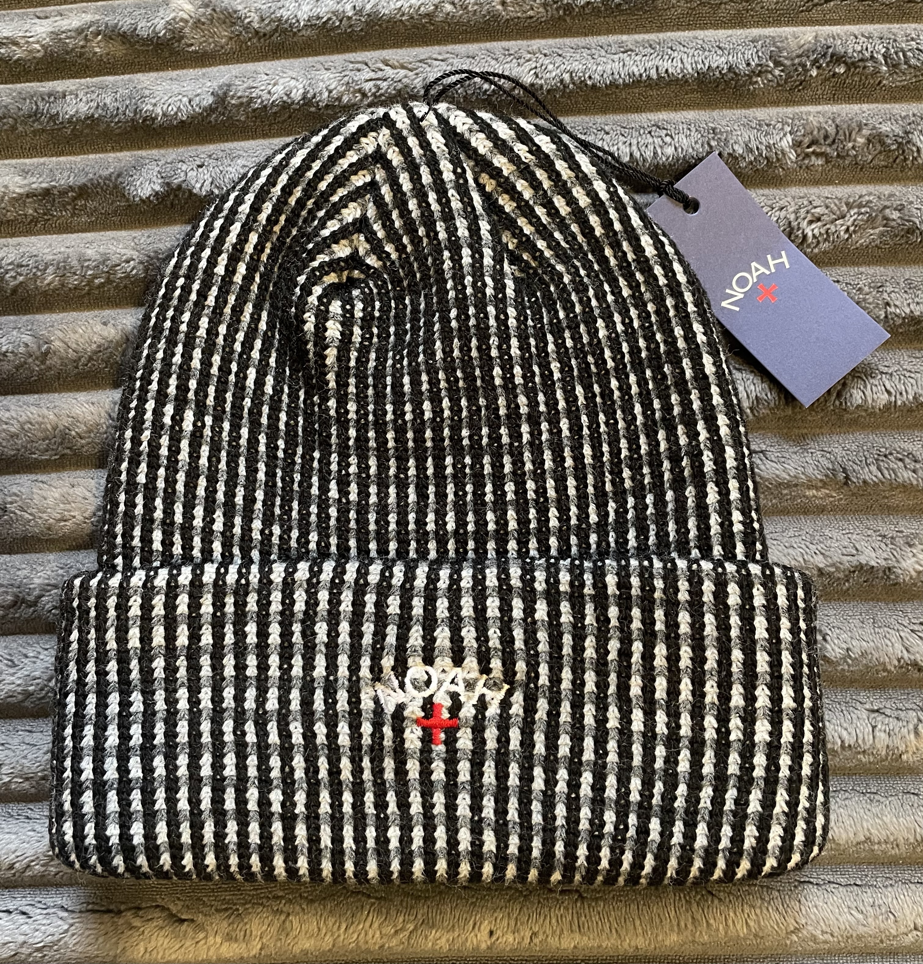 NOAH】冬のアイコンニット帽 Tri-Color Beanie (NOAH/ニットキャップ