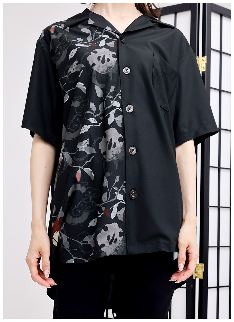 和柄アシンメトリーシャツ ｜ Favoriteオリジナル