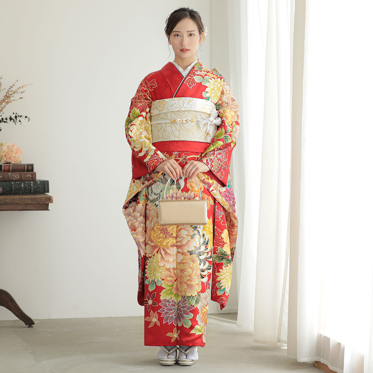 楽天市場】成人式早割クーポン10％オフ【振袖 レンタル】RS2059 正絹