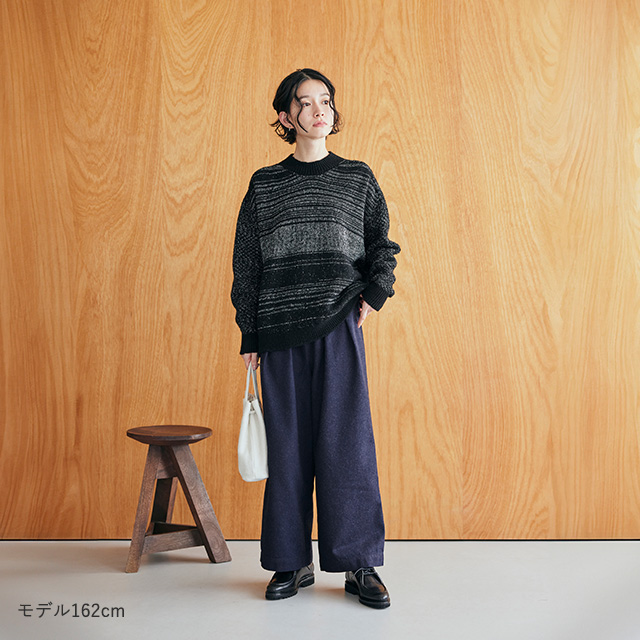 中川政七商店 麻ニット畳めるハット ✱中川政七商店✱麻ニットの畳める