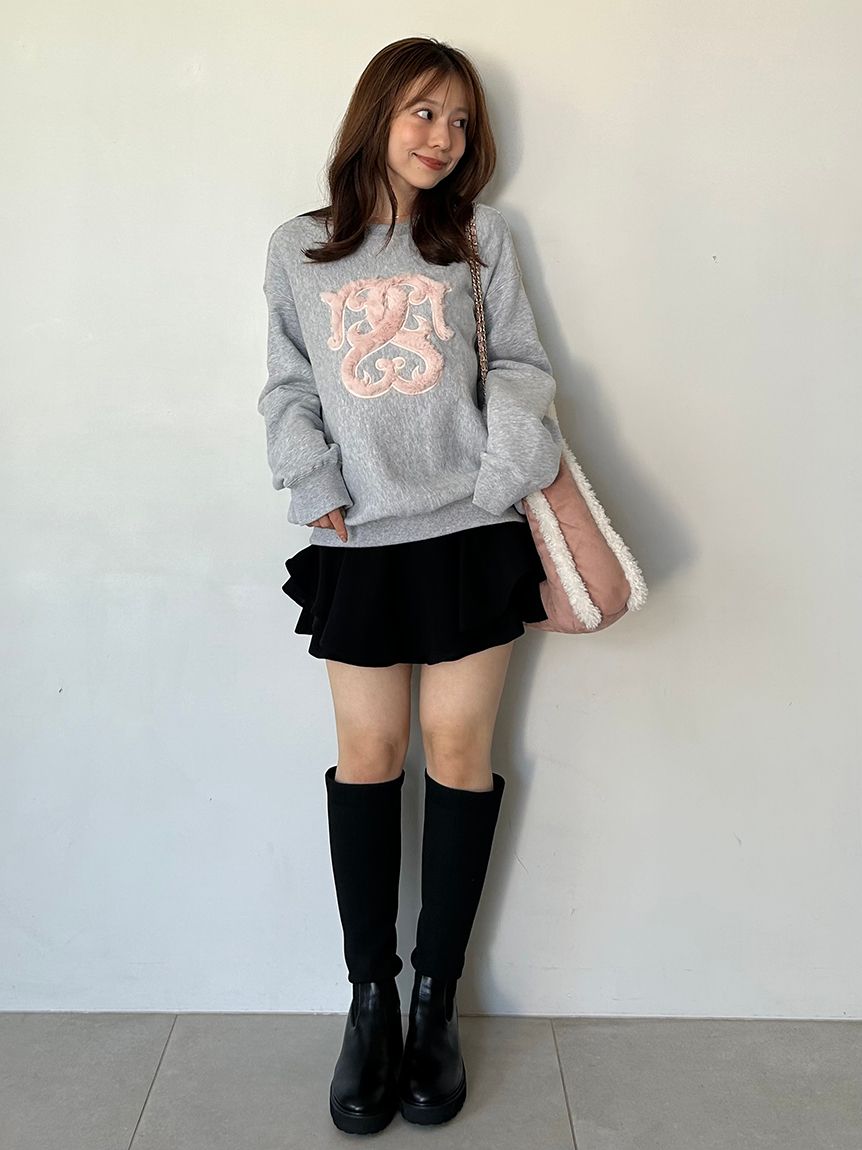 レイヤードフリルミニスカショーパン【カンヘウォン着用】(ショート