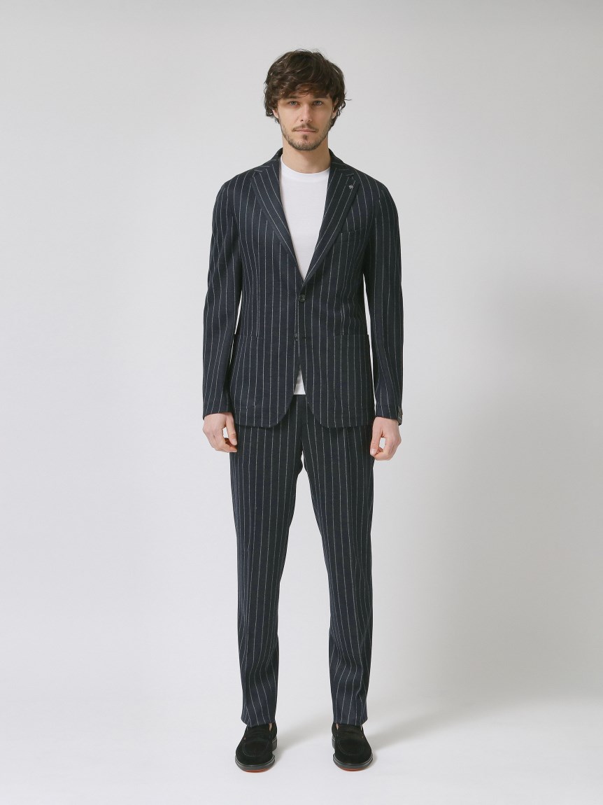 DAKAR】チョークストライプ柄 スーツ（スーツ）｜TAGLIATORE