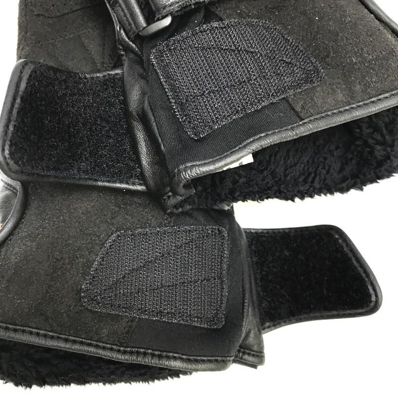 ヒョウドウ ウィンターグローブ Lサイズ 黒 ブラック オレンジ 手袋