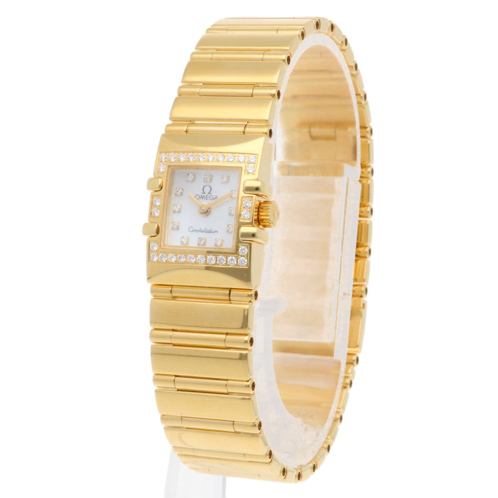 OMEGA オメガ コンステレーション クアドラ 腕時計 18金 K18イエロー