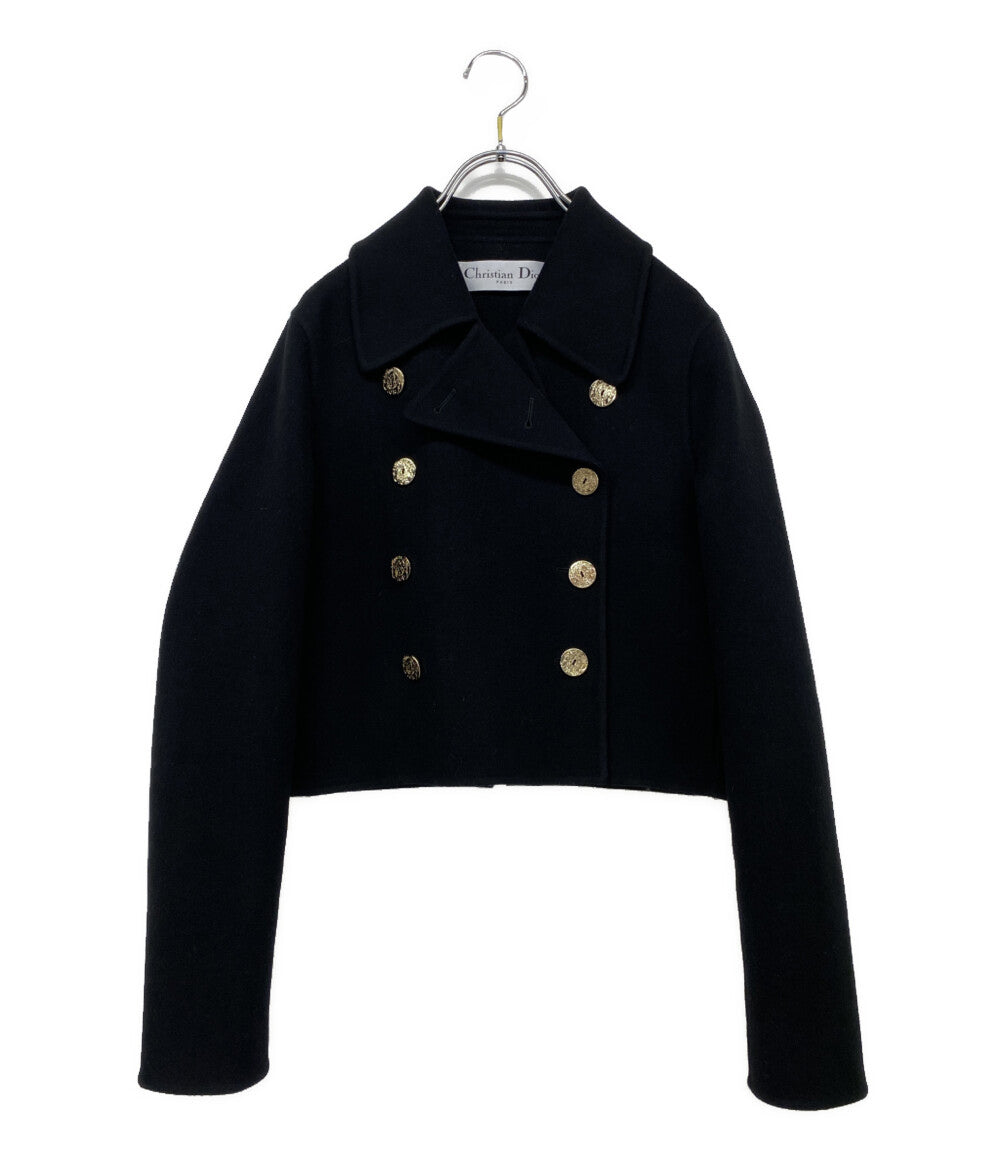 クリスチャンディオール 美品 ショートコート 340C48A0060 カシミア