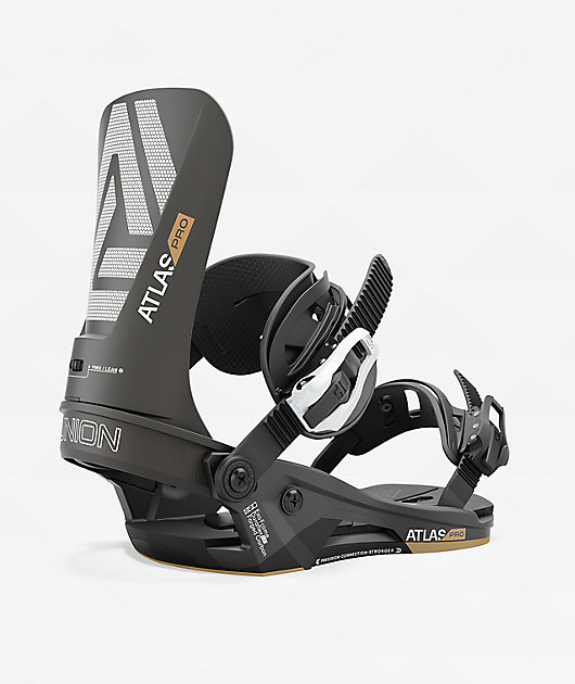 Union Atlas Pro Black Snowboard Bindings 2025 | Zumiez