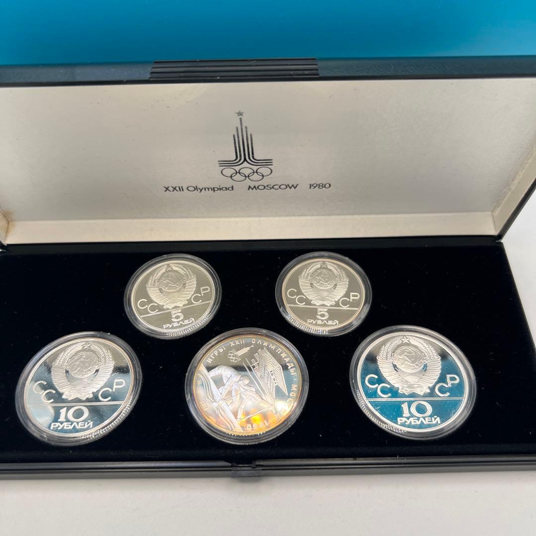 銀貨 モスクワオリンピック　5枚セット モスクワ・オリンピック五輪銀貨5枚セット買取 | 金,銀,プラチナ,買取110番