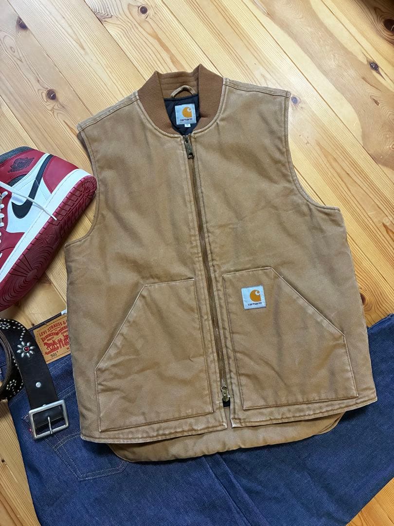 カーハート　carhartt ダックワークベスト M ハミルトンブラウン カーハート carhartt ダックワークベスト M ハミルトンブラウン