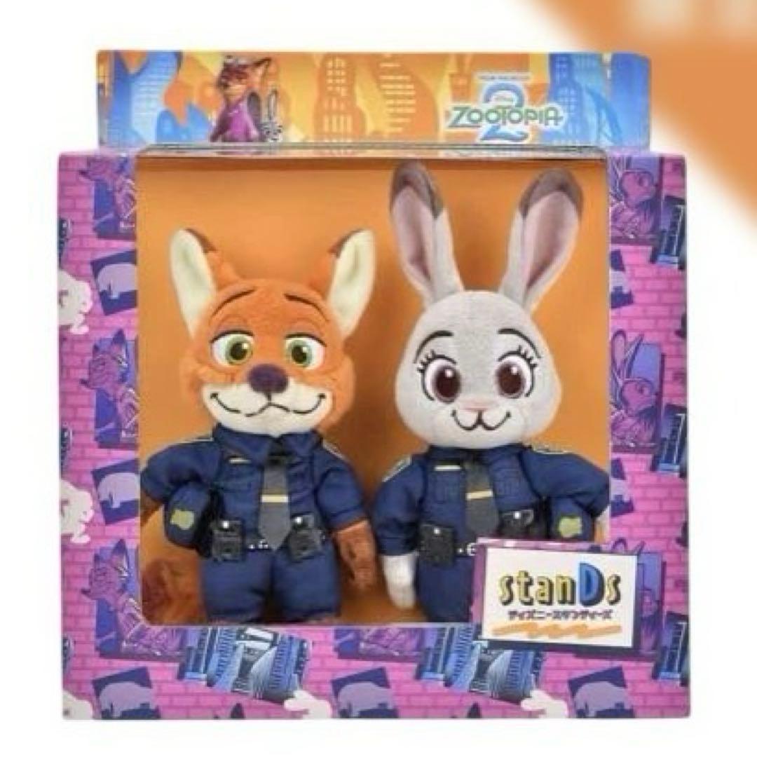 ジュディ・ホップス＆ニック・ワイルド ぬいぐるみ セット 限定BOX❣️ジュディ・ホップス＆ニック・ワイルド ぬいぐるみセット