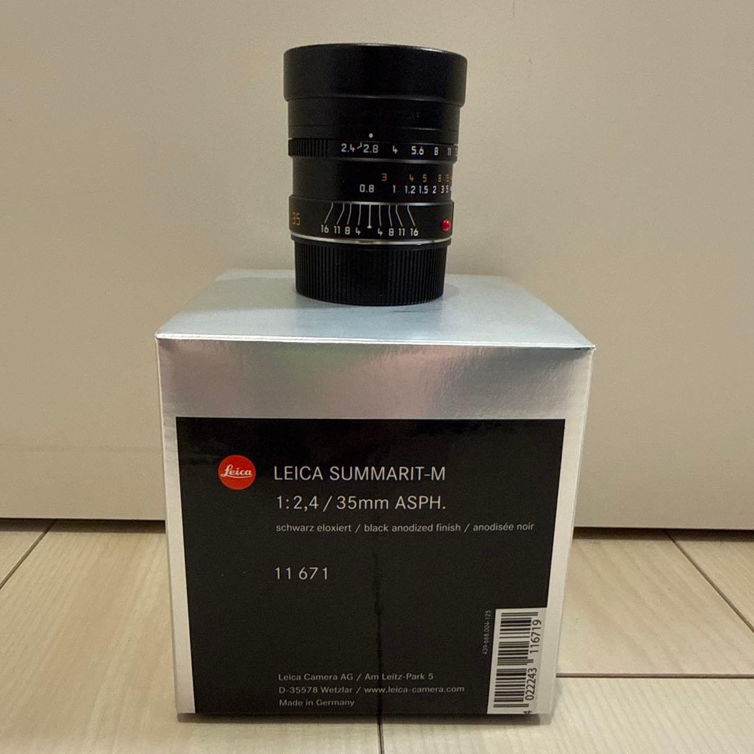 【極美品】Leica summarit m 35mm f2.4 ASPH 新ズマリット】LEICA SUMMARIT-M 35mm F2.4 ASPH. 外観レビュー | 収差Love