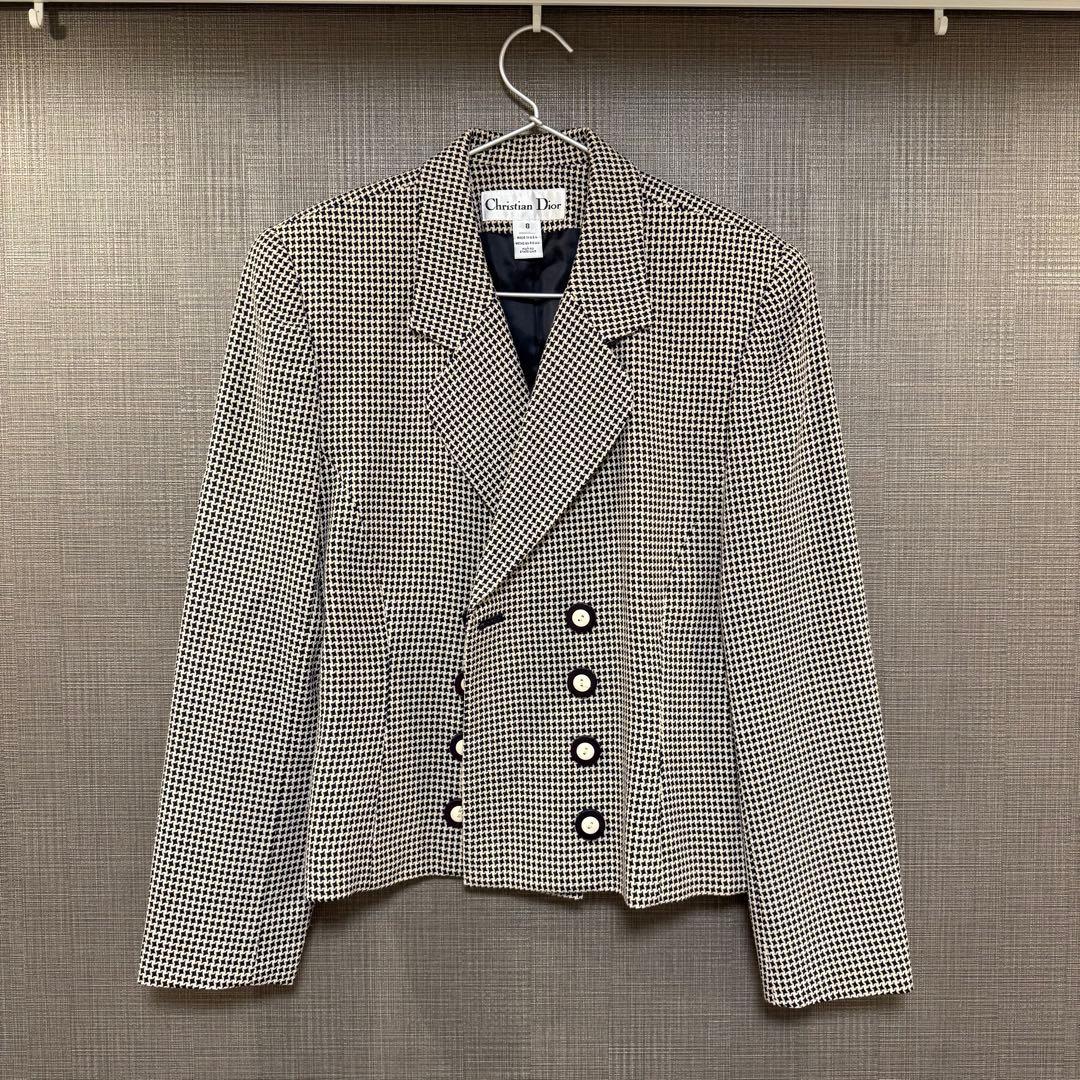 ChristianDior 80s-90s USA製ダブルジャケットヴィンテージ ChristianDior 80s-90s USA製ダブルジャケットヴィンテージ - メルカリ