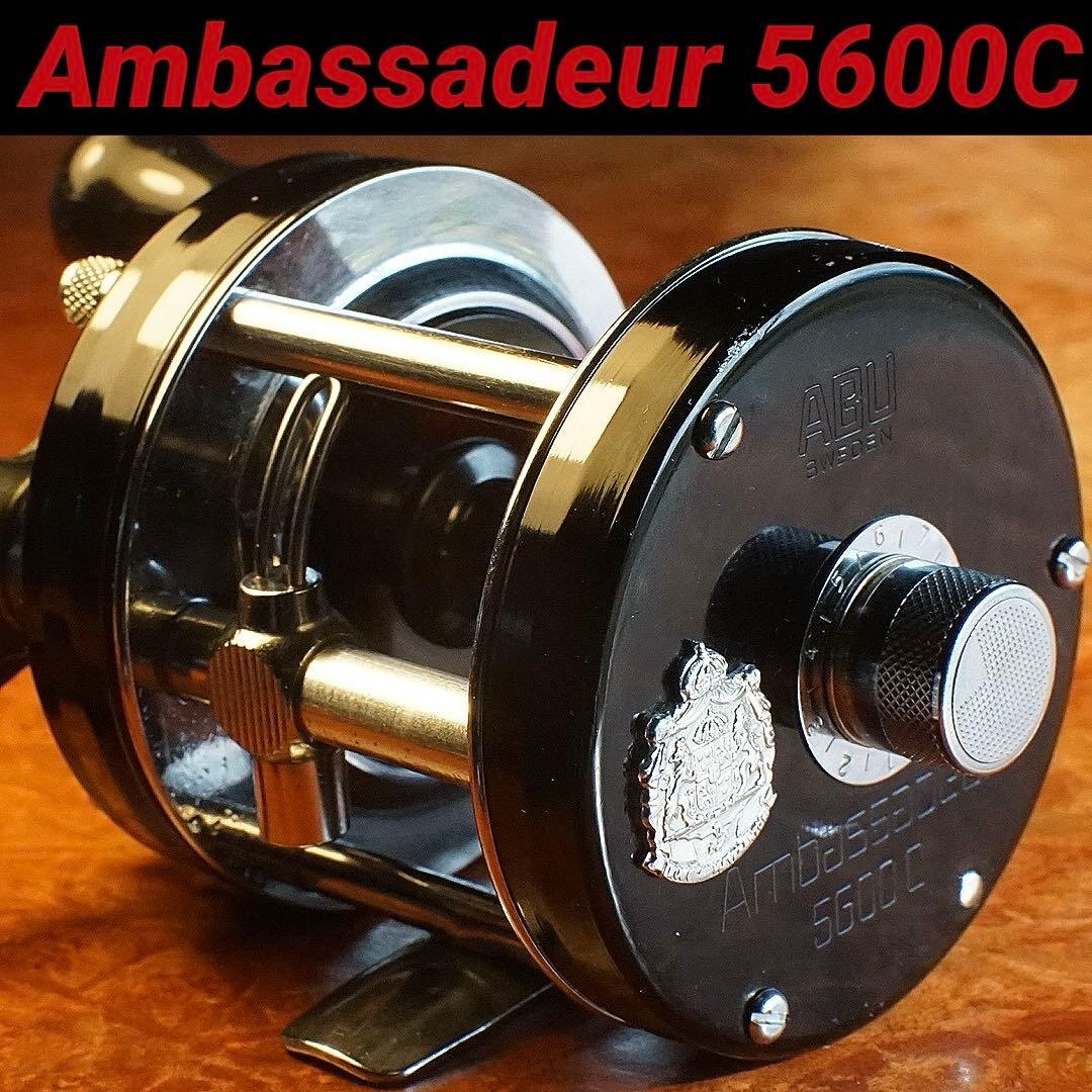 ABU アンバサダー 5600C メンテ済 フレーム修正済 ABU アンバサダー 5500 メンテ済 フレーム修正済 シャンパンゴールド
