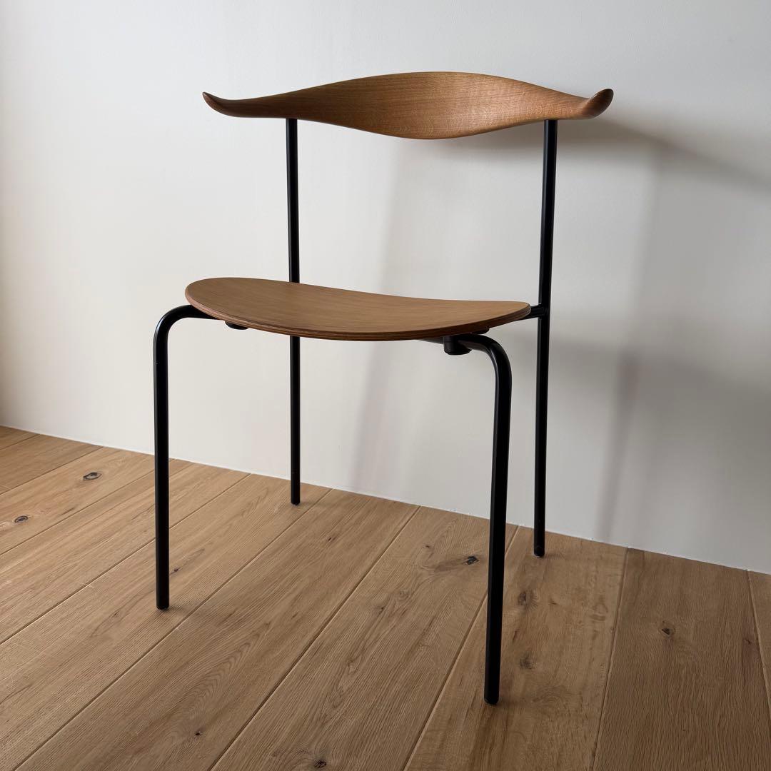 CH88T オーク材オイル仕上げ　ブラックフレームCARL HANSEN&SON CH88T チェア / オーク材 オイル仕上げ ブラック脚Carl Hansen & Son