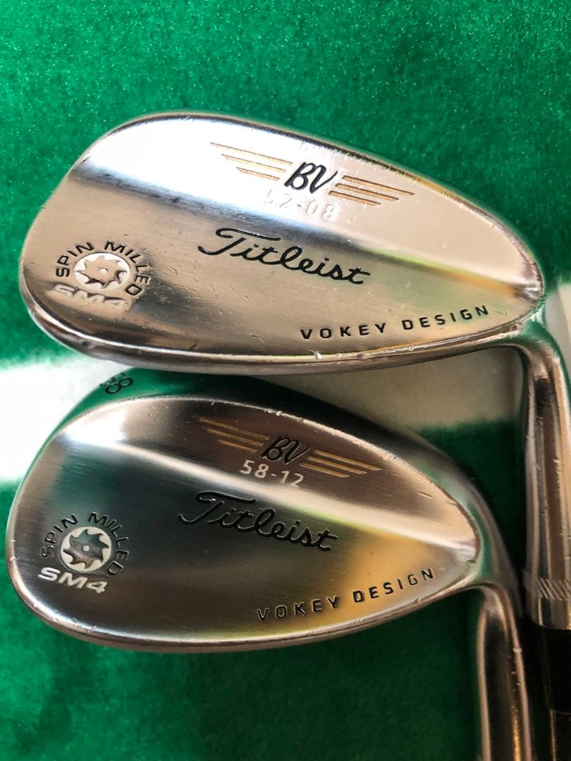 Titleist ボーケイ SM4ウェッジ　52度と58度の2本セット Titleist ボーケイ SM4ウェッジ 52度&58度セット - メルカリ