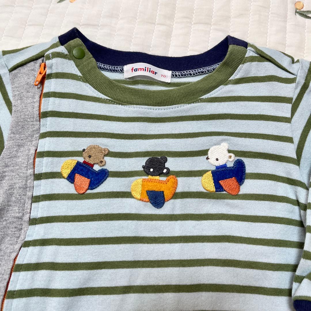 familiar ロンパース 70サイズ - メルカリ