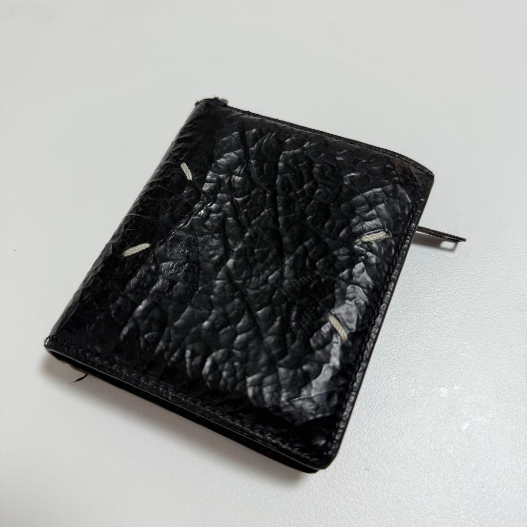 Maison Margiela 財布 二つ折り 黒 ウォレット Maison Margiela（メゾンマルジェラ） 二つ折り財布 WALLET 2 MEDIUM