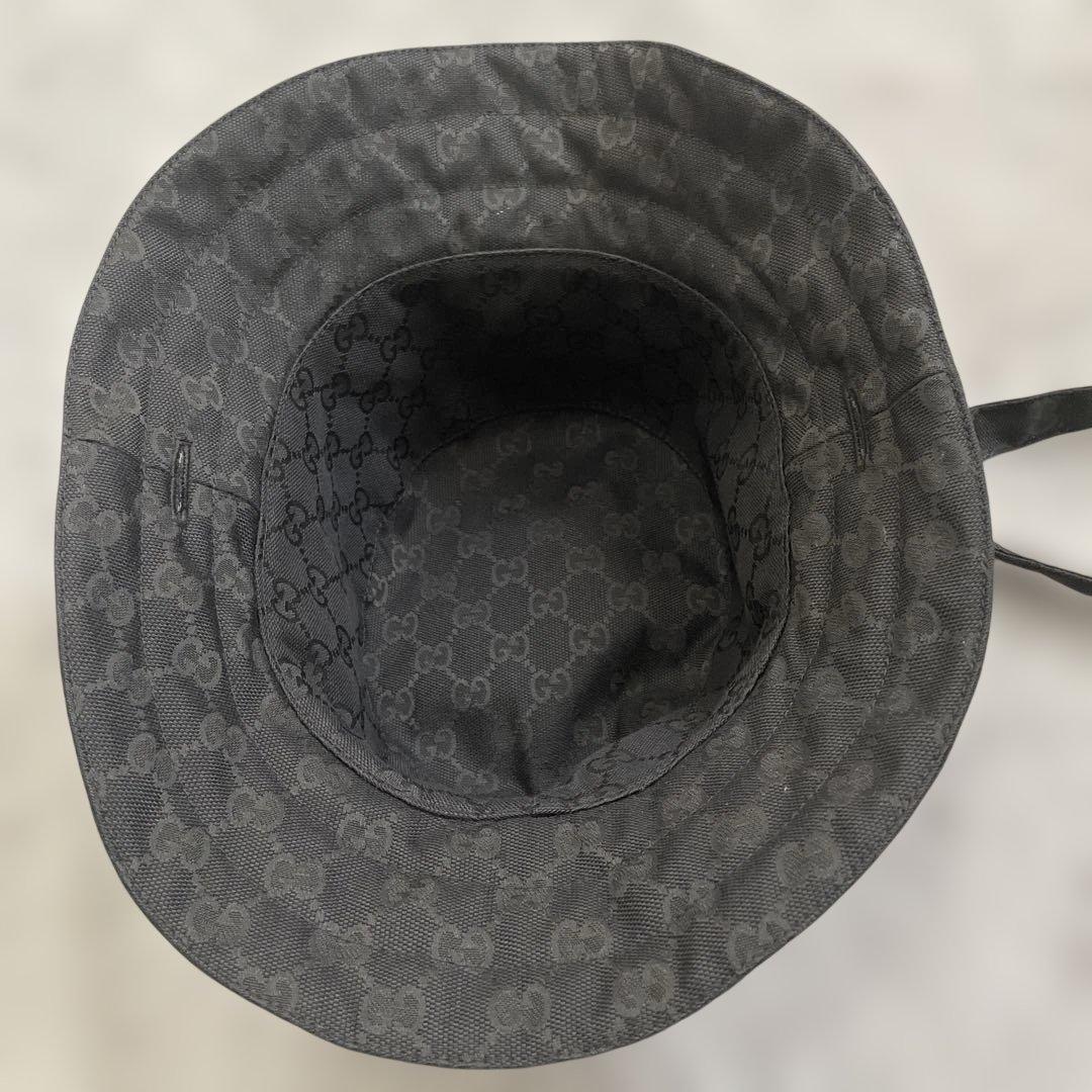 GUCCI -グッチ-ミケーレ期 GGキャンバス＆ナイロン リバーシブルハット