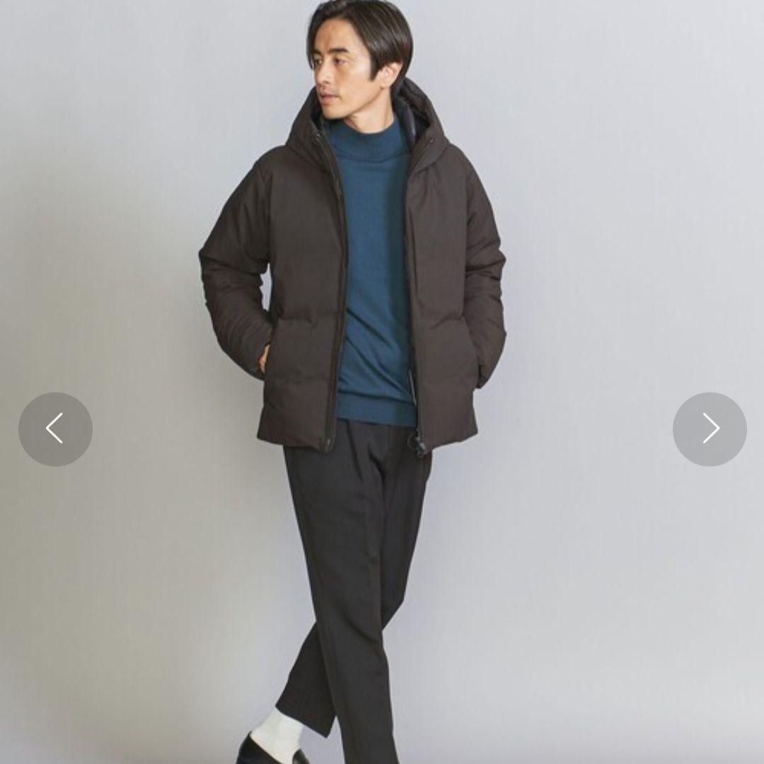 小松マテーレ リサイクル シャンブレー フード ダウンジャケット-700FP